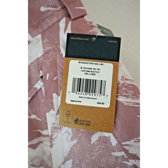 The North Face Women's Sz 2XL/Long Lavender Freedom Insulated Snow Pants - Picture 6 of 16